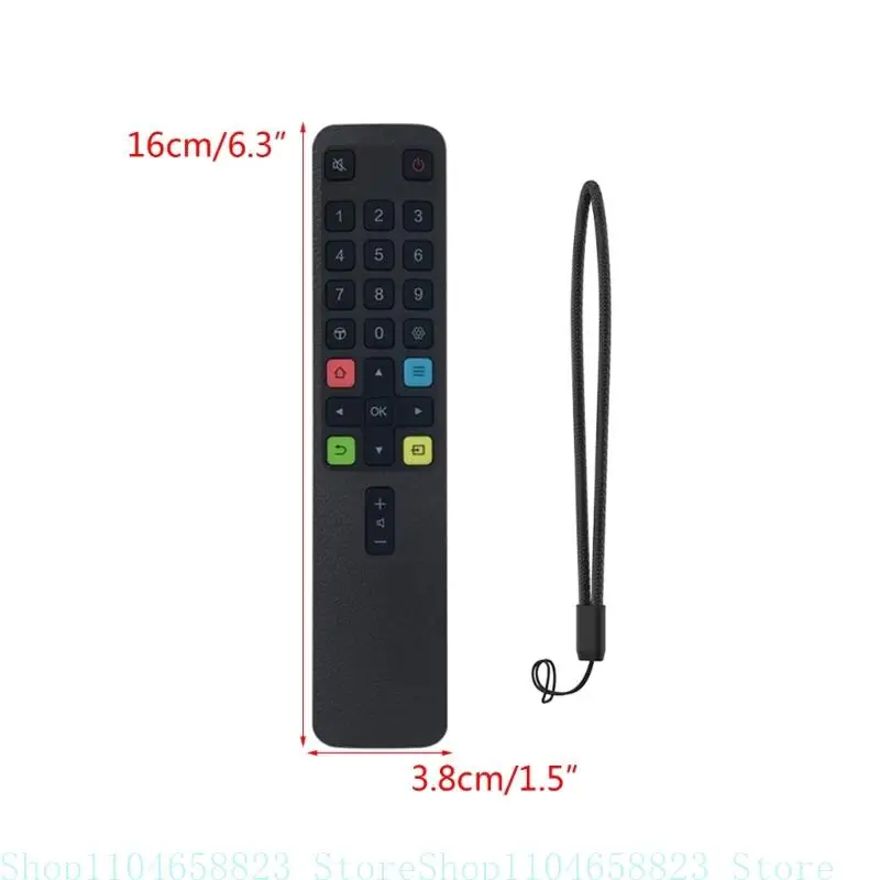 ТВ-дистанционное управление обложкой силиконовой мешочек для TCL RC801L/ARC801L