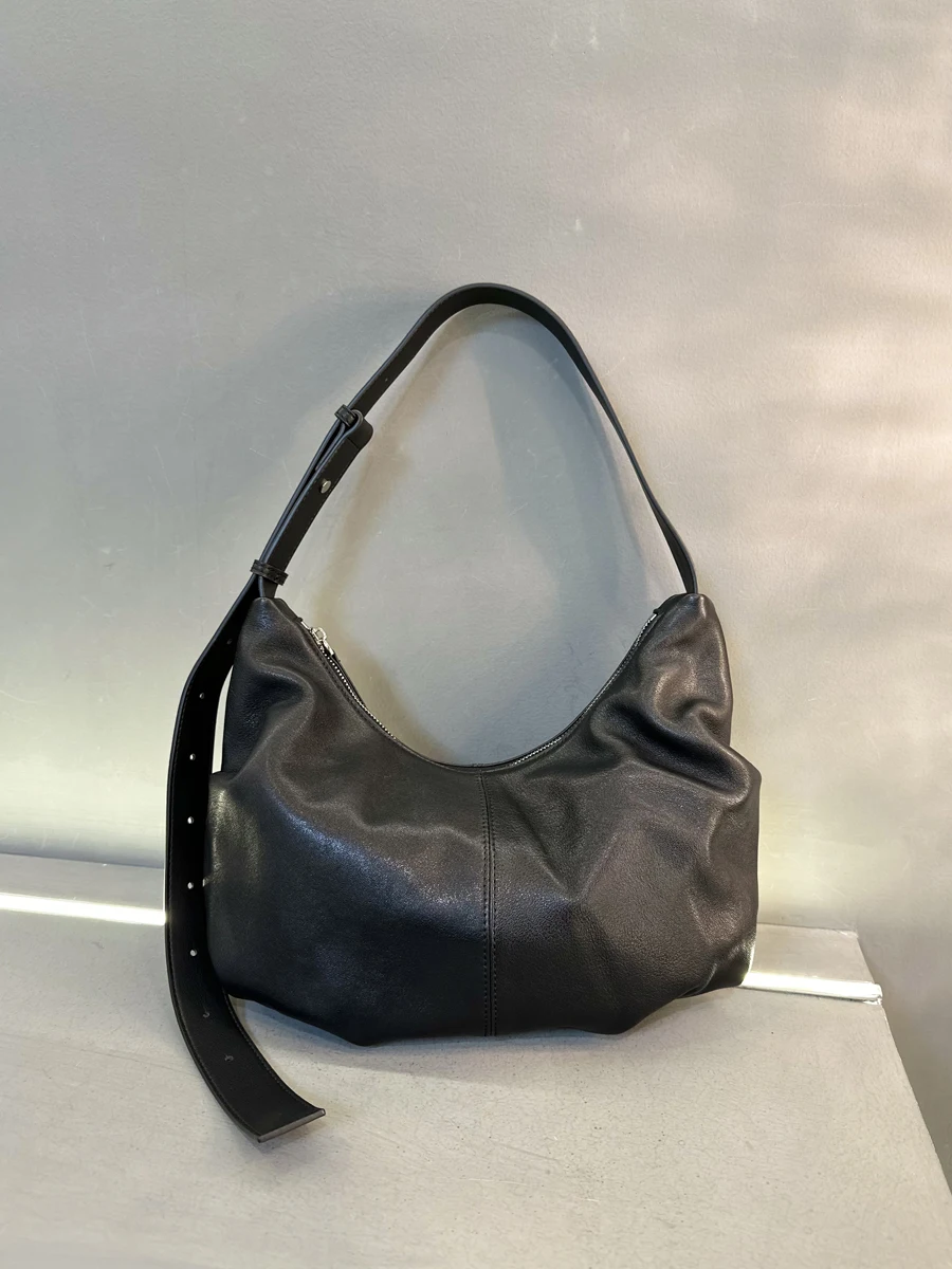 Цельнозерновая овчина дизайн корейская натуральная кожа круассан универсальная