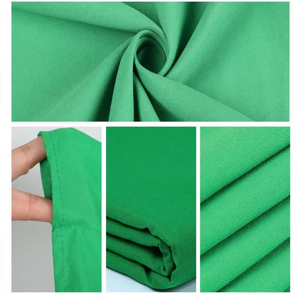 

2023 Green Screen Photography Backdrops Green/White/Black/Blue/Grey Muslin Polyester-cotton Professional Background for Photo St
