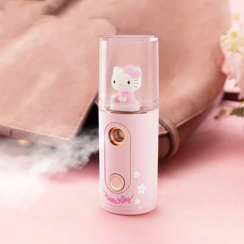 

KAWAII Sanriod аниме серия Kitty водоснабжение инструмент портативный спрей ручной увлажнитель Косметика Увлажняющий подарок для девочек
