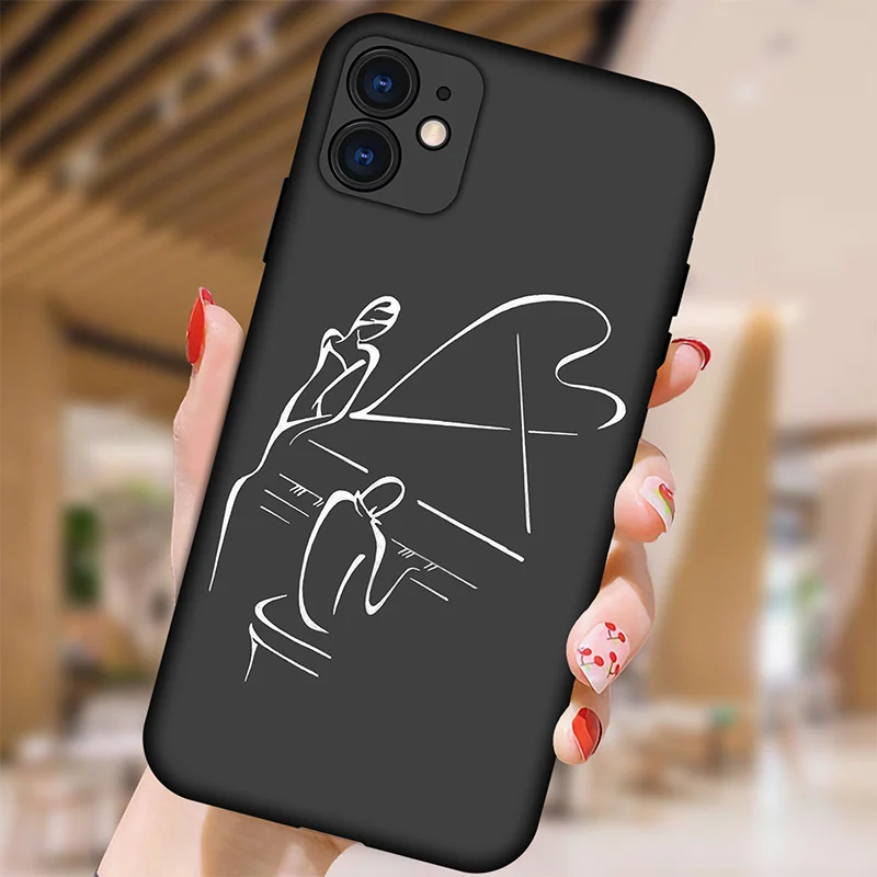 Jurchen - Чехол из силикона 3D с эффектом рельефа для Samsung Galaxy A51 a71 5g A01 a11 A21 A31 A41 A81 a91 M21 черный TPU с нанесением.