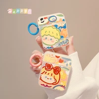 for apple airpods 3 2 1 airpodspro graffiti cartoon cute tpu couple headphone case for apple air pods pro shockproof case