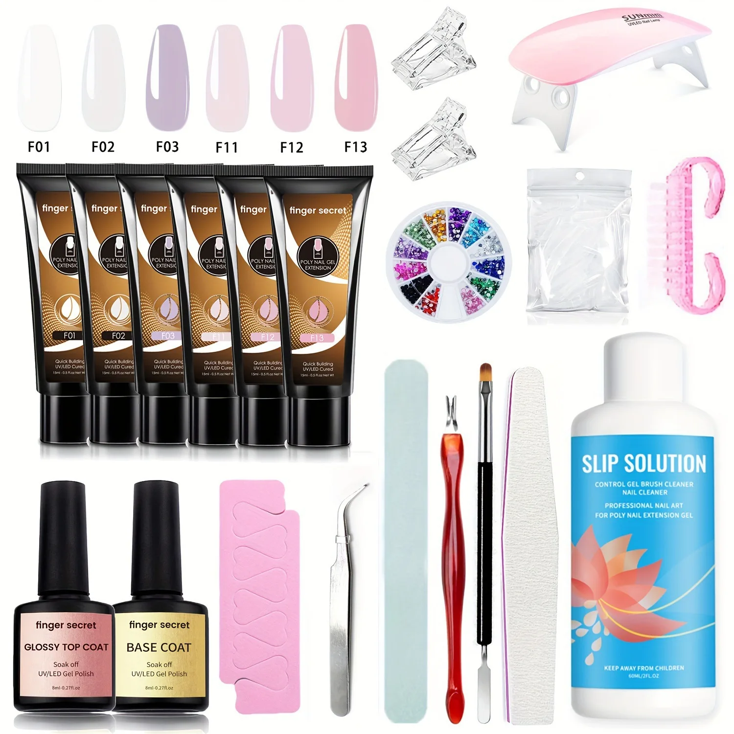 Набор для дизайна ногтей Icey Beauty руководство начинающих кристаллический