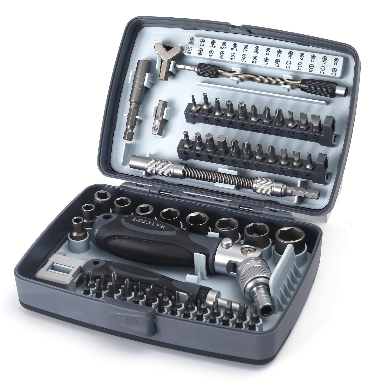 Набор многофункциональных отверток 68 в 1 прецизионный Трещоточный ключ и биты