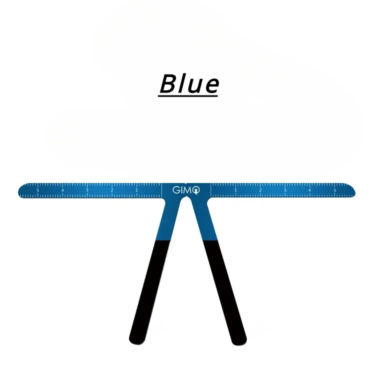 1 шт. профессиональная трафаретная линейка для измерения бровей трехточечная