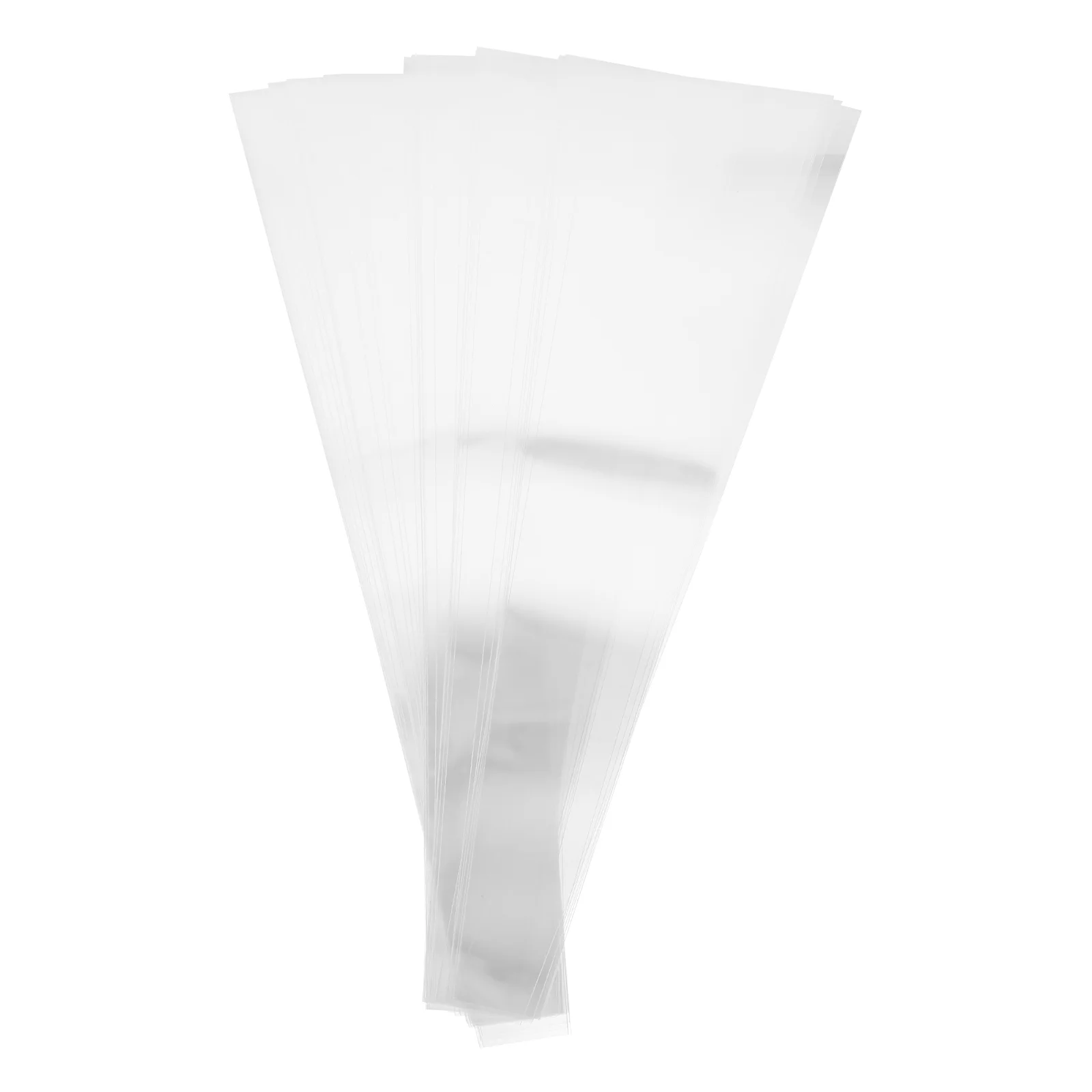 

50 Pcs Bouquet Wrapping Clear Gift Bags Flower Bouquet Wrap Flowers Transparent Packing Film Opp Single Rose Sleeve Individual
