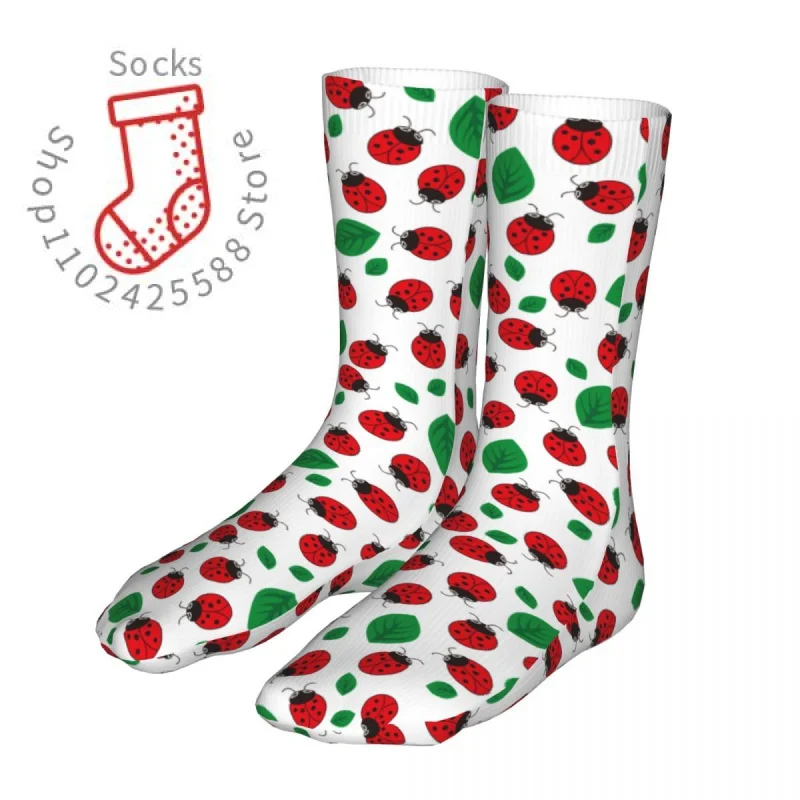 

Female Sport Ladybird Insect Lover Socks Cotton Funny Women Socks