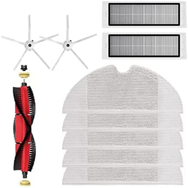 

For XiaoMi Roborock S5 Max S6 MaxV S6 S50 S55 PURE Robot Vacuum Cleaner Accessories HEPA Filter Main Brush Side Brush Parts Mop