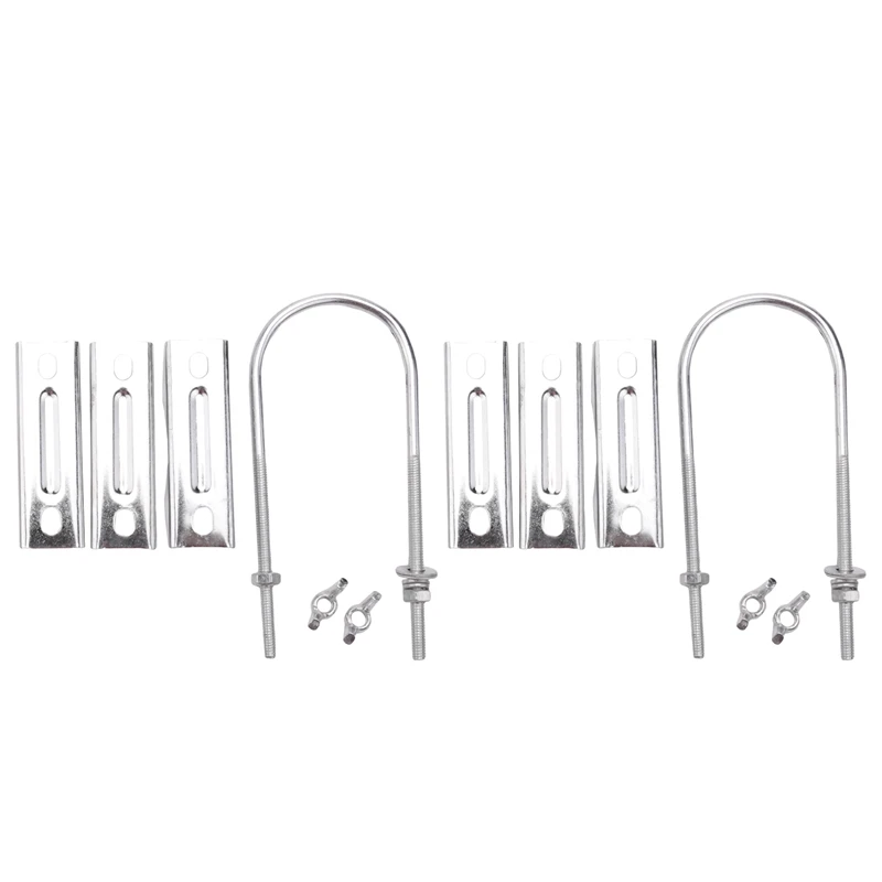 

Двойная антенна Мачтовый зажим V кулачковый блок с U-образными болтами сверхпрочная анти-ржавчина Мачтовый Монтажный кронштейн комплект для ТВ, CB,Ham