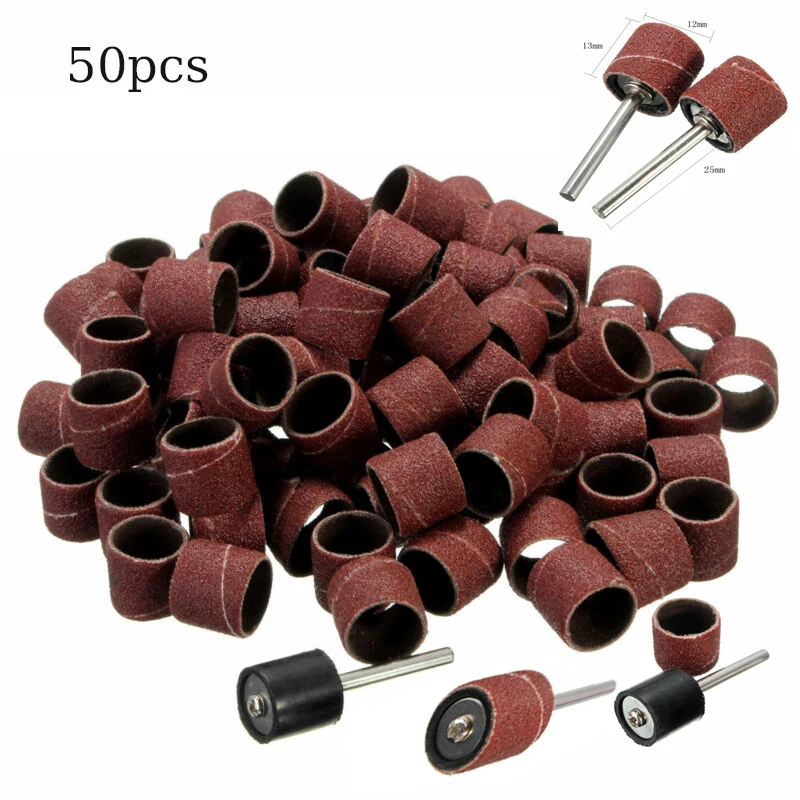 

Шлифовальные ленты 1/2", 50 шт., с 2 барабанами