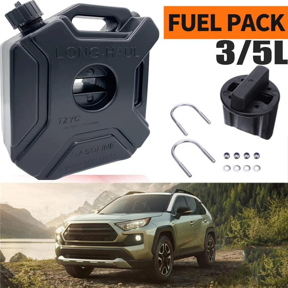 

3L/5L Portable Jerry Can Gas Fuel Tank Plastic Petrol Car Gokart Spare Container Gasoline Petrol Tanks Canister ATV Motorcycle