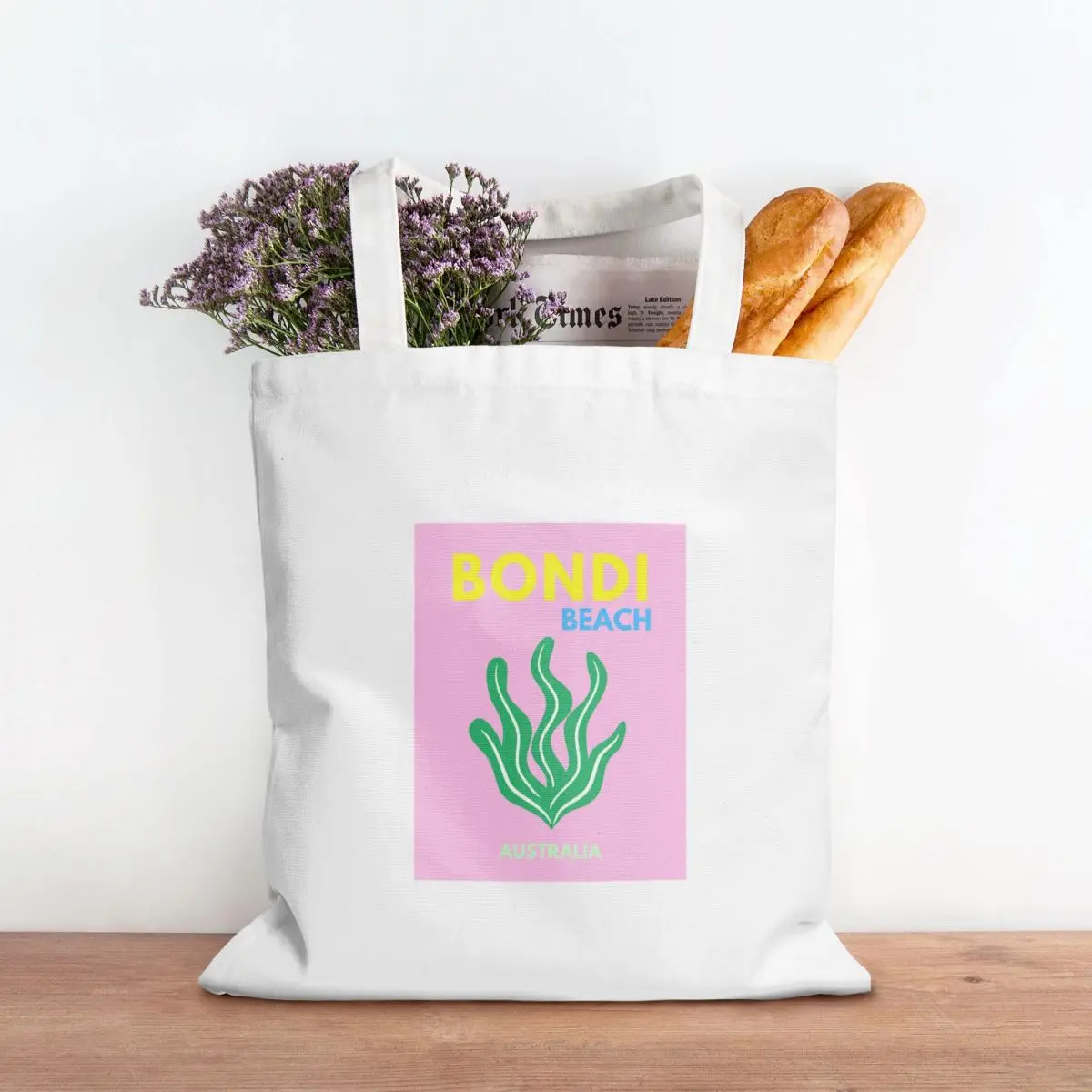 Преппи постер для путешествий Бонди пляжные портативные сумки покупок обедов