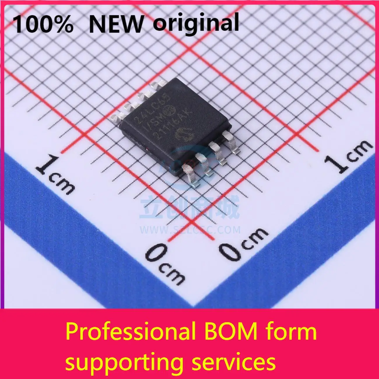 

24LC65 I/SM 24LC65-I/SMNew Оригинальный оригинальный чип IC 100% оригинал