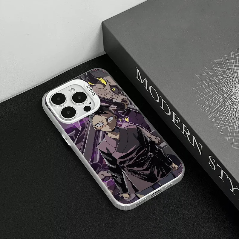 Чехол для телефона в стиле аниме Shinazugawa Genya чехол IMD цвет серебристый корпус iPhone 16