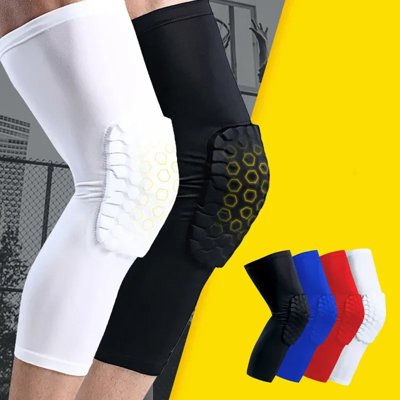 

Honeycomb Volleyball Basketball Support Leg Sleeve Football Sport Knee Brace Protector Knee Pads Training Compression Safety