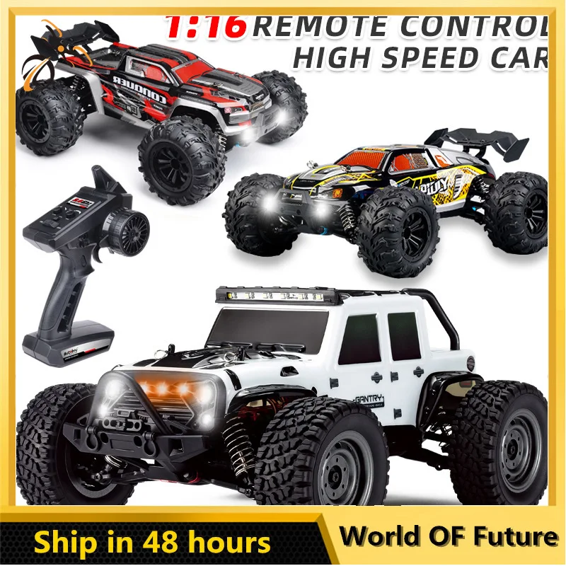 S 50km/h High Speed Rc Cars Toys For Boys Remote Control Car 2.4g 4wd Off Road Monster Truck