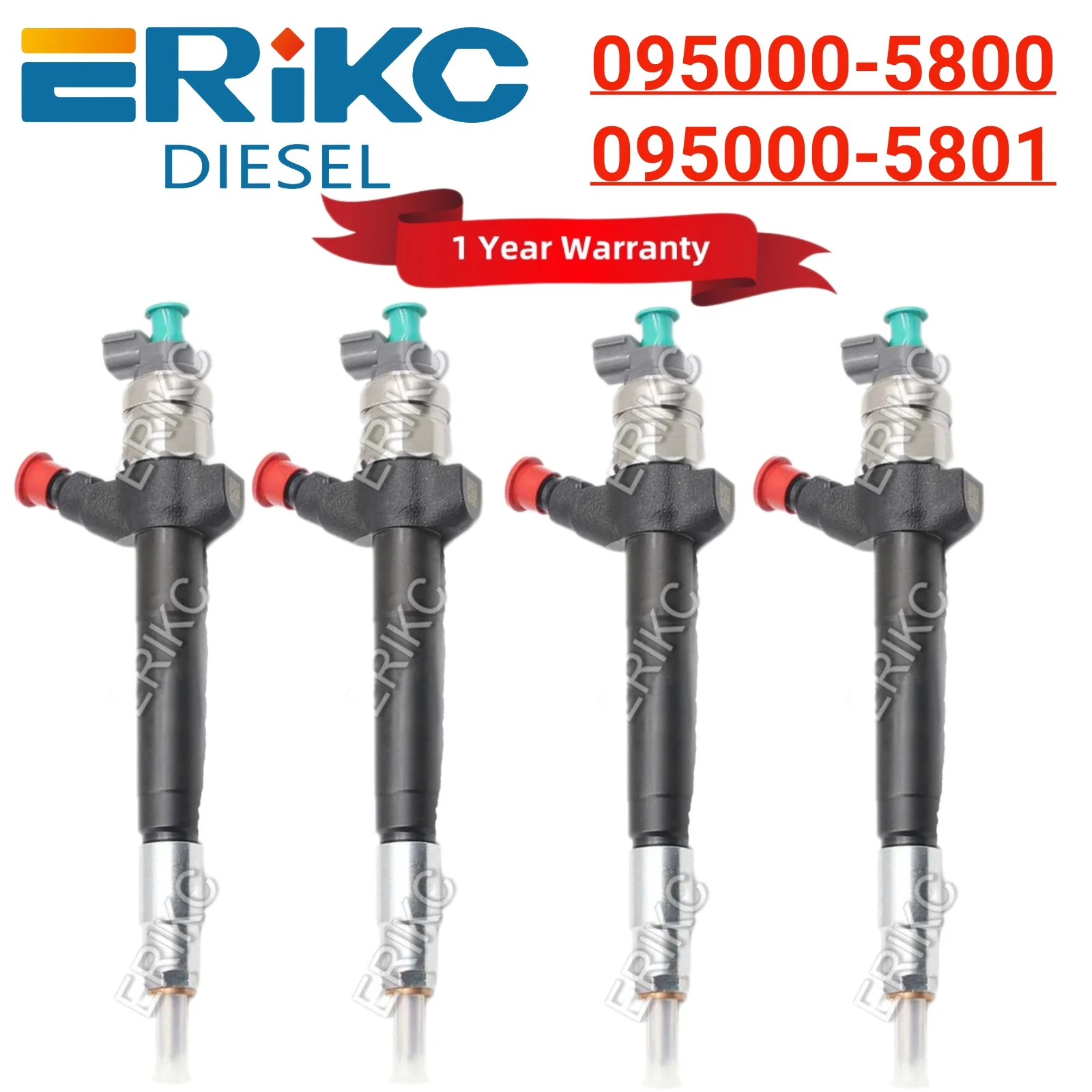 095000 -5800 Дизельное топливо 6C1Q-9K546-AC Форсунка Common Rail для впрыска -5801 CITROEN FORD FIAT PEUGEOT DCRI