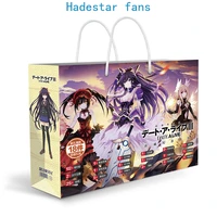 anime date a live lucky gift bag collection toy include postcard poster badge stickers bookmark sleeves gift