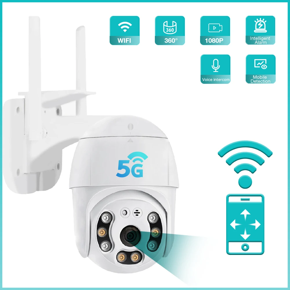 

Беспроводная IP-камера видеонаблюдения, 5 МП, 1080P, Wi-Fi
