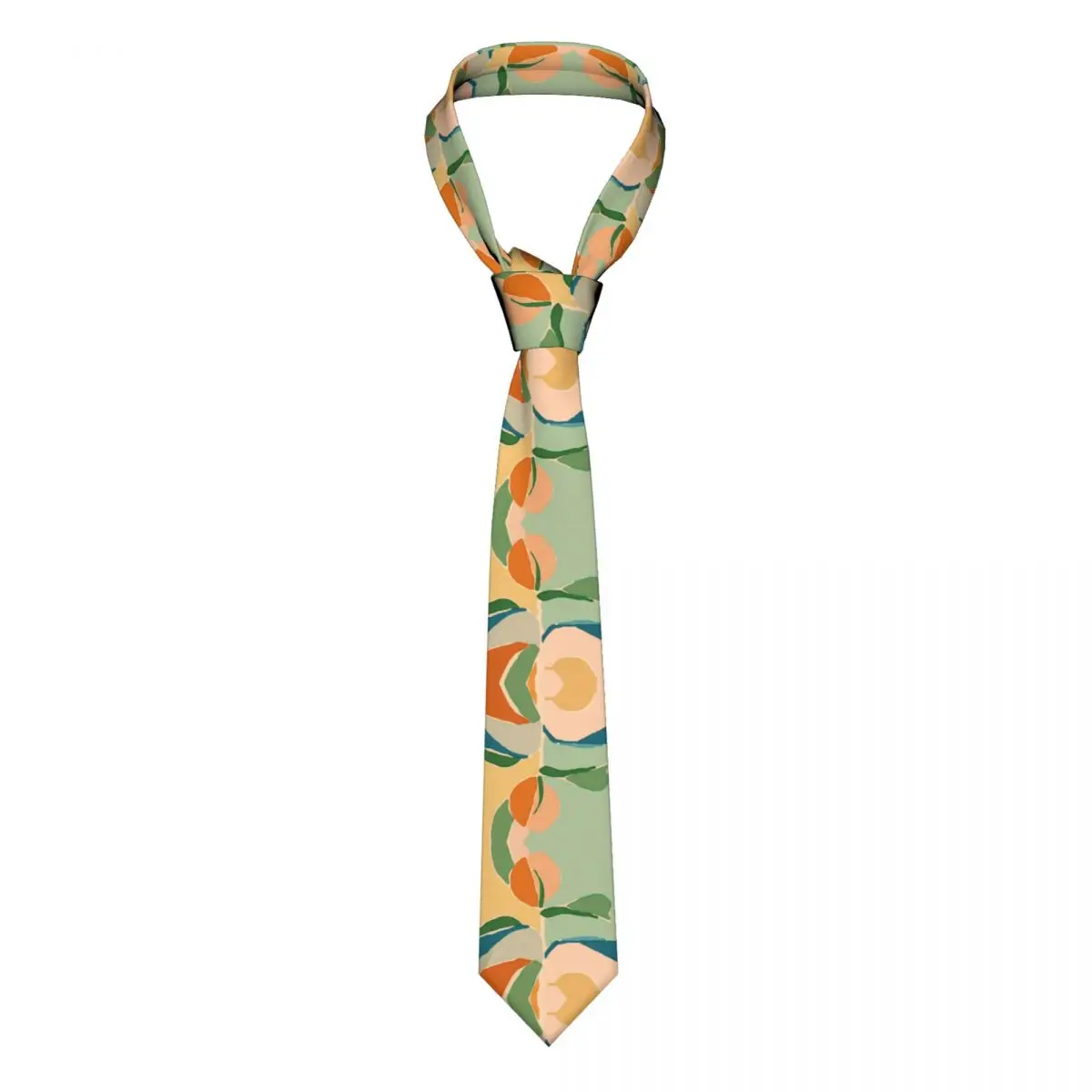 

Spring Flora Flower Neckties Men Women Polyester 8 cm Neck Tie for Mens Fashion Wide Suits Accessories Gravatas Business