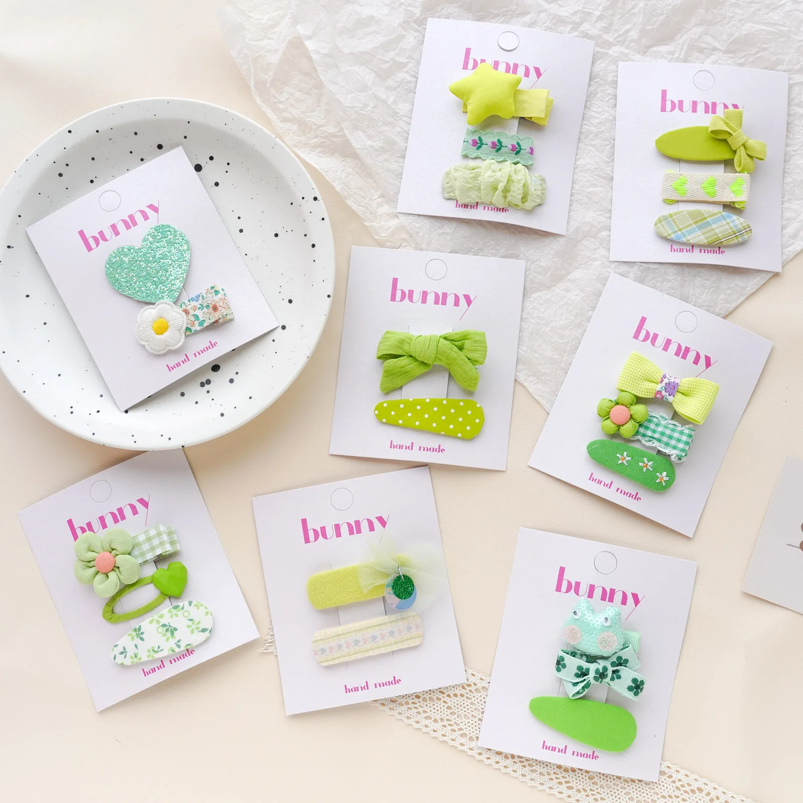 

2/3 шт./набор, заколки для волос с бантом