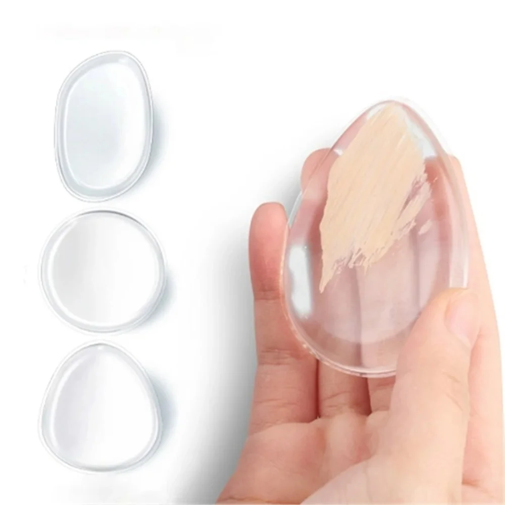 

Soft Silicone Cosmetic Puff Makeup Blender Beauty Sponge Smooth Liquid Foundation Puff for BB Cream Make Up Accessories Tools