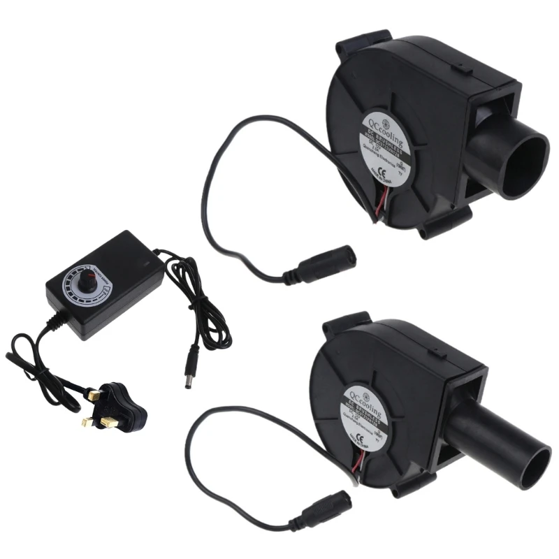 

UK Plug Powered Outdoor Cooking BBQ Fan Charcoal Blower Portable Barbeque Air Blower for Barbecue Picnic Camping Drop Shipping