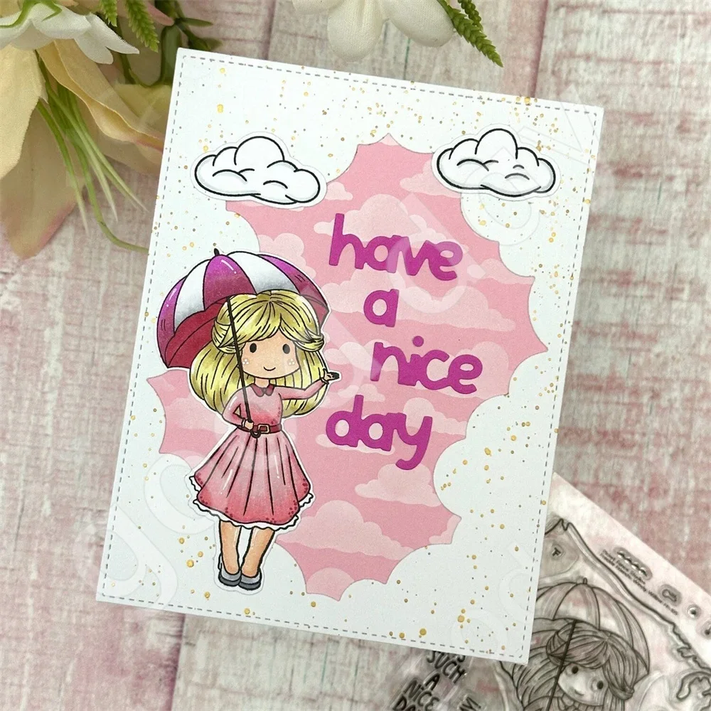 Overcast ослепительные солнце металлические штампы и трафареты для DIY праздничных