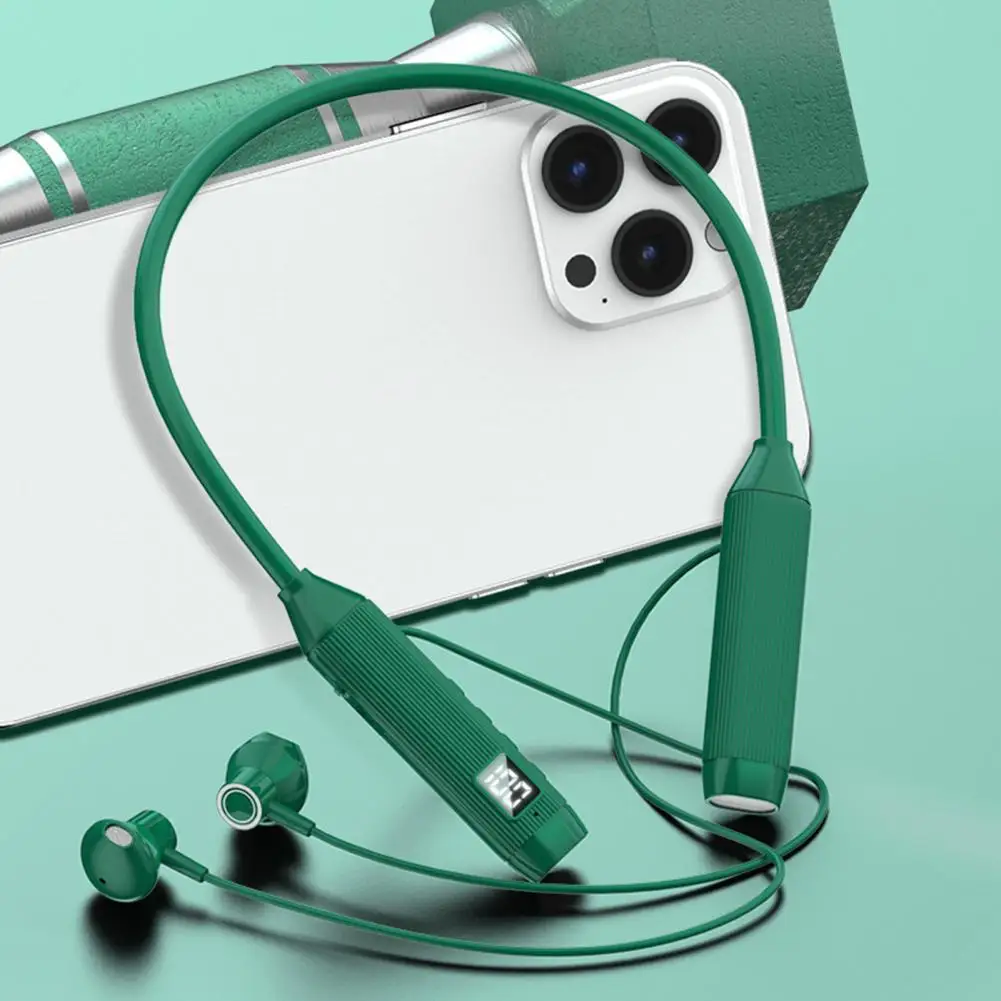 

36D эффект объемного звучания, удобные рандомные спортивные наушники без потерь с шейным ободом для фитнеса