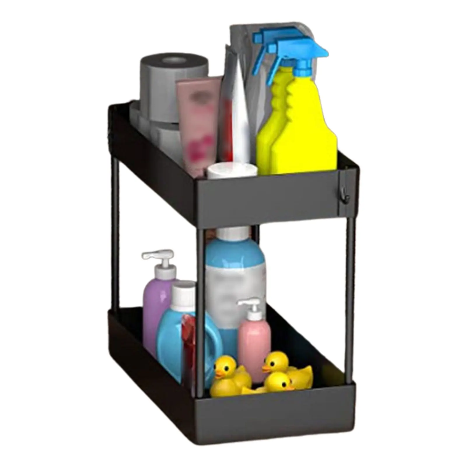 

Органайзер под раковину с крючком под раковину 2 уровня под шкаф для хранения кухонная полка для ванной Дома кухни коллекция