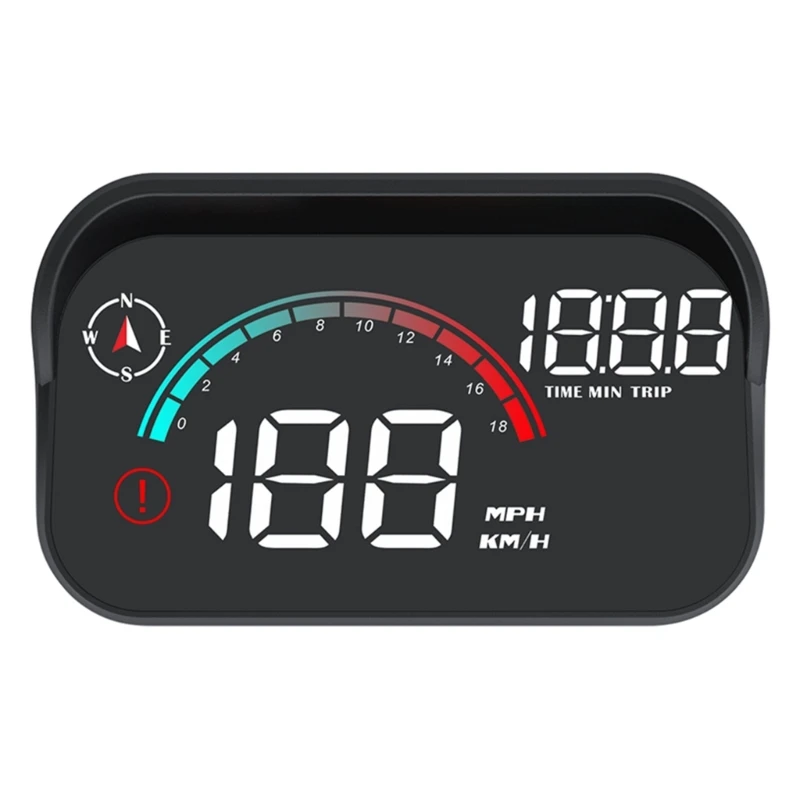 

BF88 M22 SecurityCar HUD Дисплей скорости Часы на лобовое стекло Проектор превышения скорости Спидометр Сигнализация усталости о