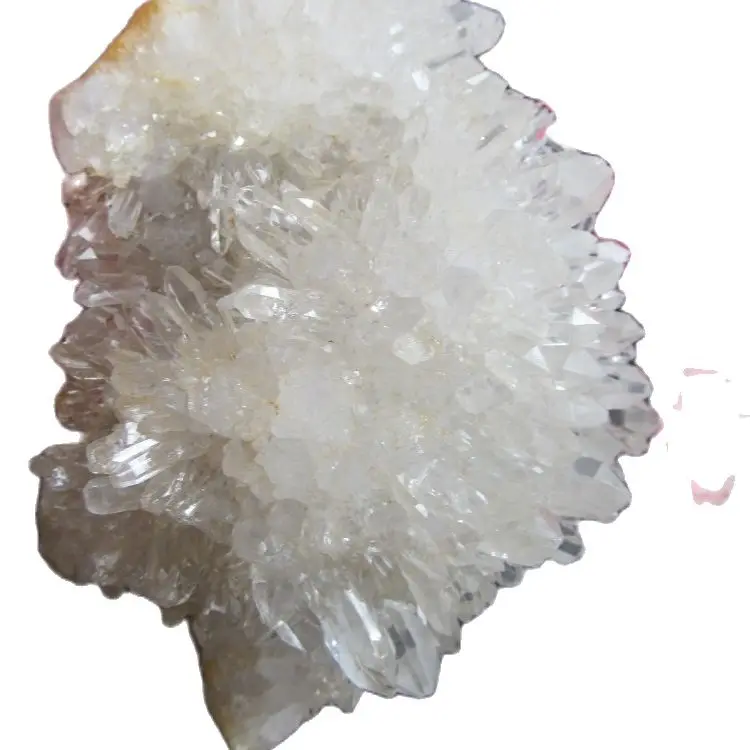 

C9 474g Natural White Quartz Flowers Rock Clear Quartz Crystal Clusters