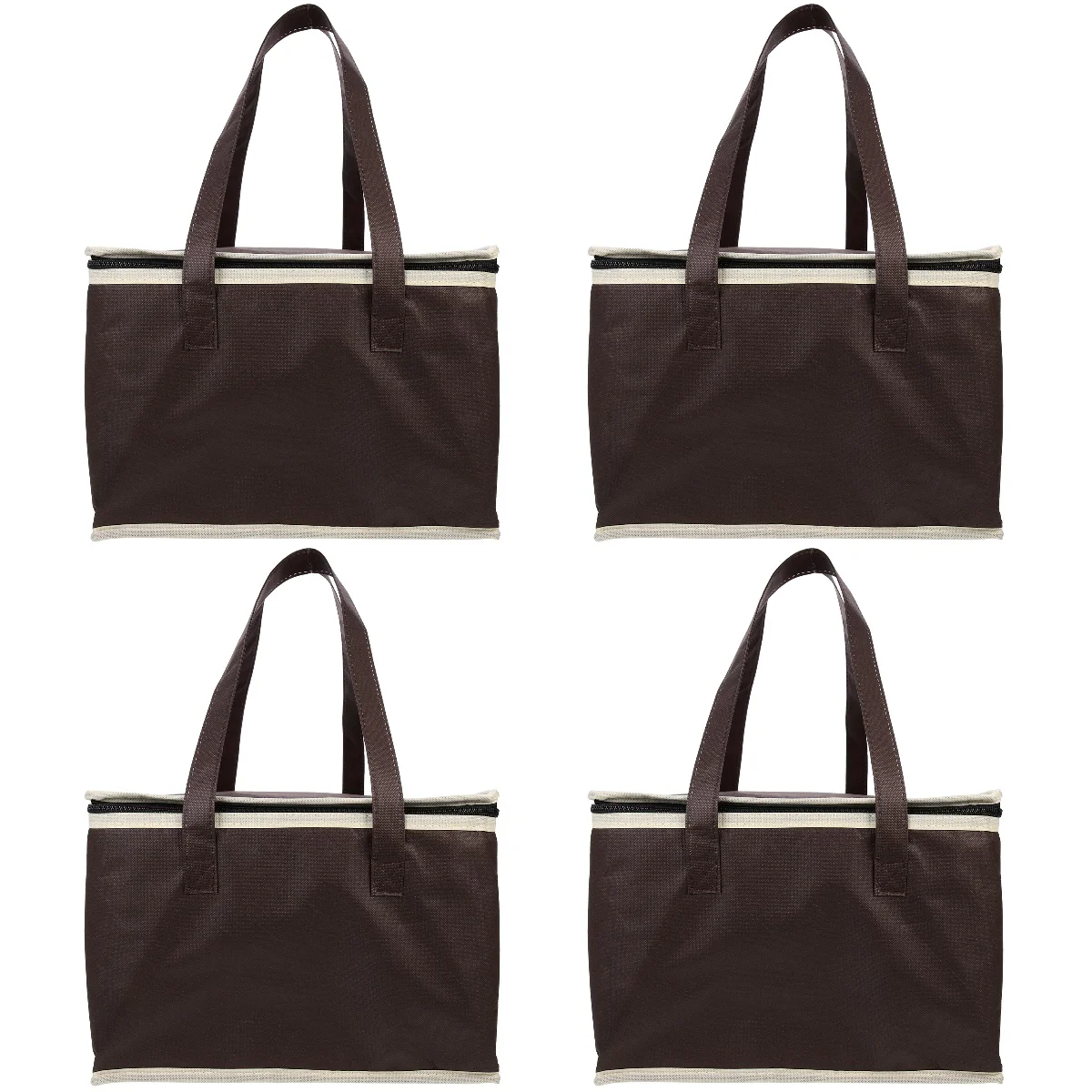 

4pcs Insulated Grocery Bag Delivery Bag Fabric Bag Cake Wrapping