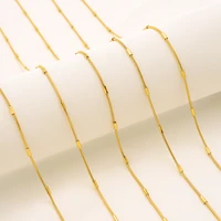 50cm necklace in jewelry ethiopian necklace collares gold color africa jewelry eritrea chain thin link friends chain chains
