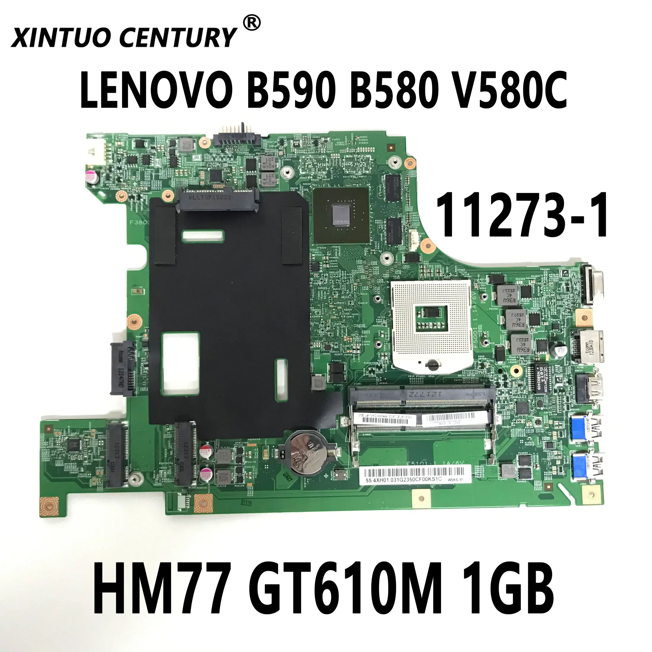 

LA58 MB 11273-1 488.4te01. 011 материнская плата для LENOVO B590 B580 V580C материнская плата HM77 GT610M 1 ГБ GPU DDR3 100% протестированная работа