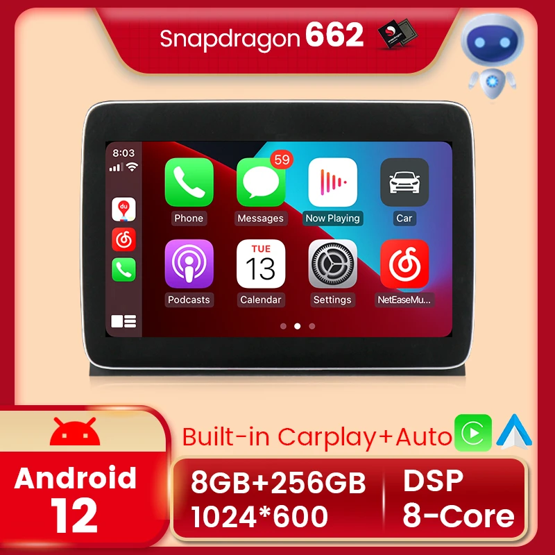 

Автомобильное Авторадио Стерео интеллектуальная система головное устройство для Mercedes Benz ML-Class GLS GLE SLK SLC SL ML W166 GL X166 класс Carplay