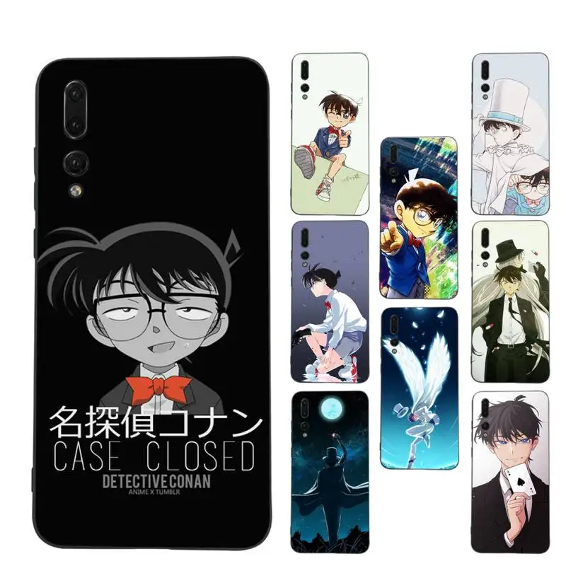 

YNDFCNB Detective Conan Phone Case for Samsung A51 A30s A52 A71 A12 for Huawei Honor 10i for OPPO vivo Y11 cover