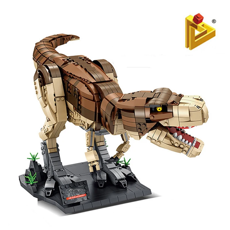 

IDEAS Dinosaur Toys Jurassic Park T-Rex Dinosaur World Building Blocks Creative Deformed Dinosaur Bricks Sets Boy Toys Kids Gift