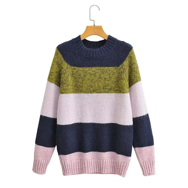 

Sweater Autumn Korean Fashion Long Sleeve Top Roupas Femininas Knitted Pullover Sweater Women's Traf My Orders Pullover Sueter