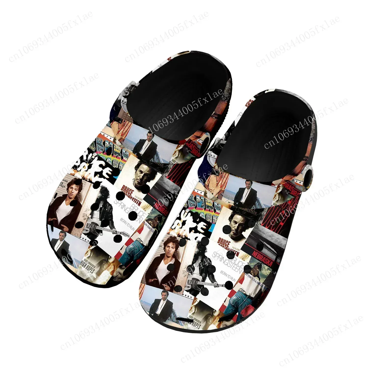 Born To Run Home Clogs Custom Water Shoes Mens Womens Bruce Springsteen Teenager Shoe Garden Clog Breathable Beach Hole Slippers
