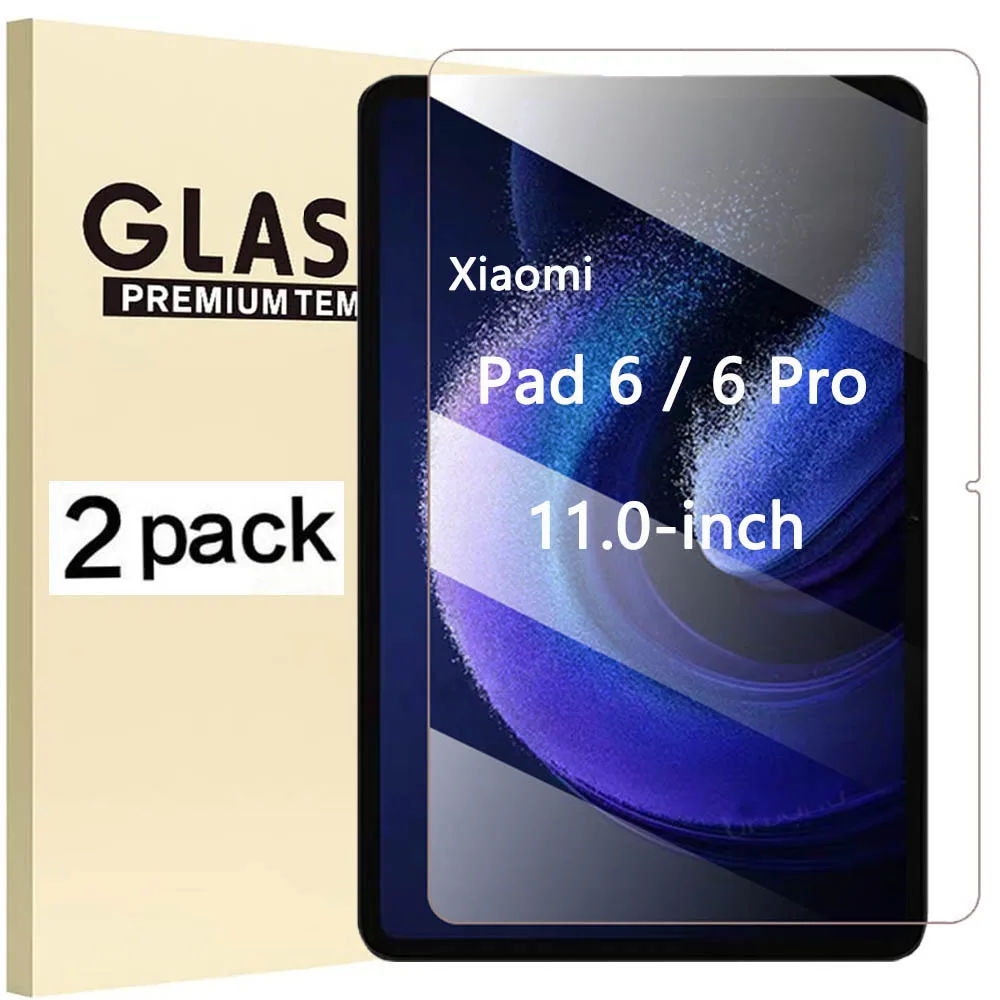 

(2 упаковки) Закаленное стекло для Xiaomi Pad 6 / 6 Pro 11 2023 Защитная пленка для экрана планшета с защитой от царапин