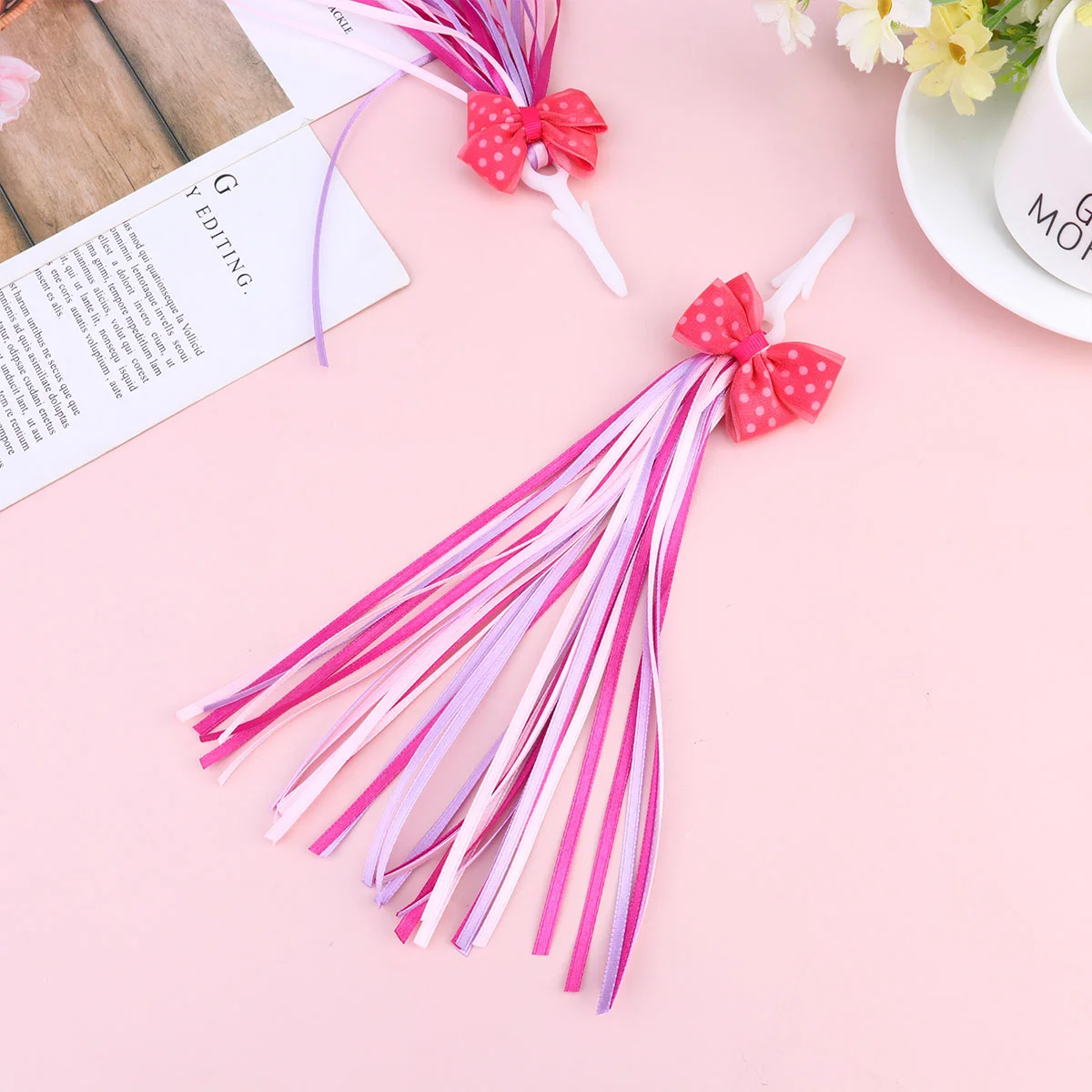 

Bike Ribbon Handlebar Scooter Tassel Streamers Kids Accessories Grips Ribbons Girls Decorative Supplies Motorcycle Tassels