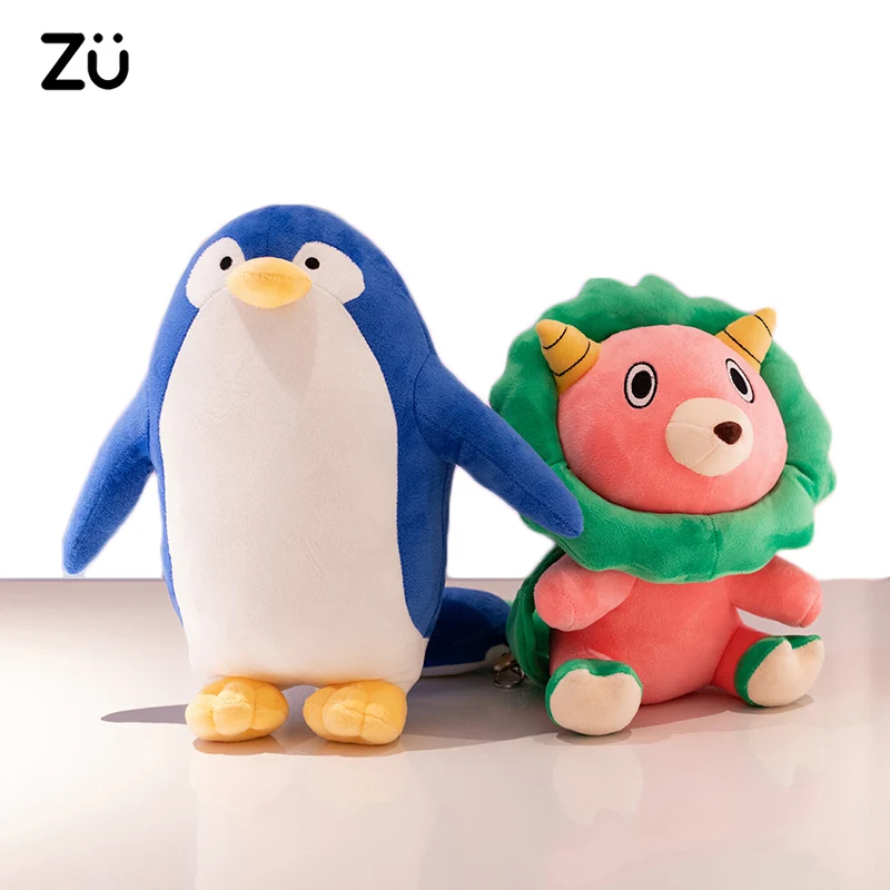 

ZU Cartoon Spy x Family Anya's Pet Lion Chimera Penguin Plush Toy Cute Kawaii Soft Stuffed Animal Plushie Dolls for Fans