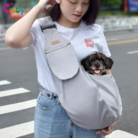 cuby new pet carrier hand free sling padded strap tote bag breathable portable dog bags adjustable pet sling travel cat carrier