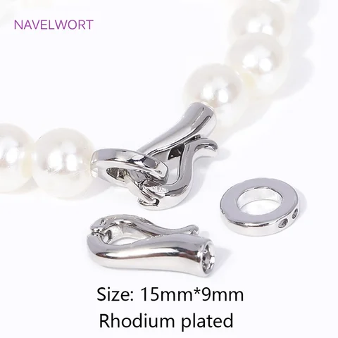 Застежки для бижутерии NAVELWORT позолоченные 18 карат