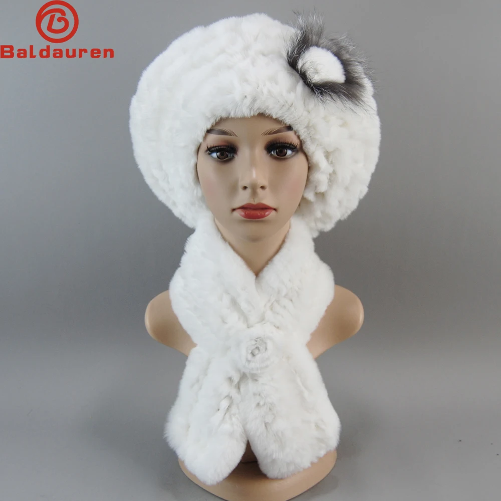 Модная женская зимняя Роскошная шапка из настоящего серебряного лисьего меха