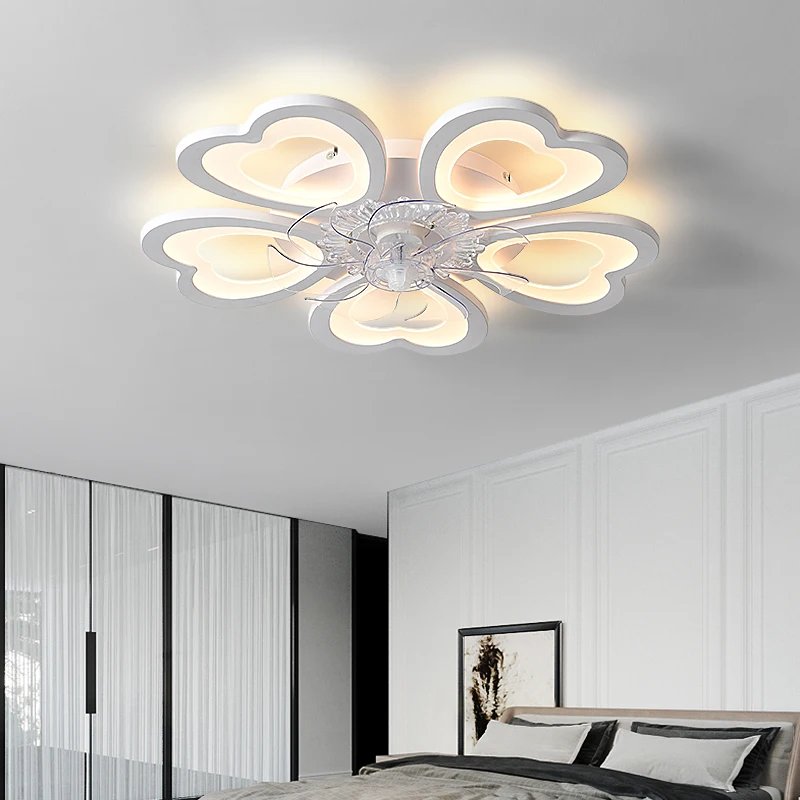 NEO Gleam Вентилятор Лампа Акриловый Современный LED Потолочные Светильники для Гостиной, Кабинета и Спальни Lampe Plafond Avize Indoor On.