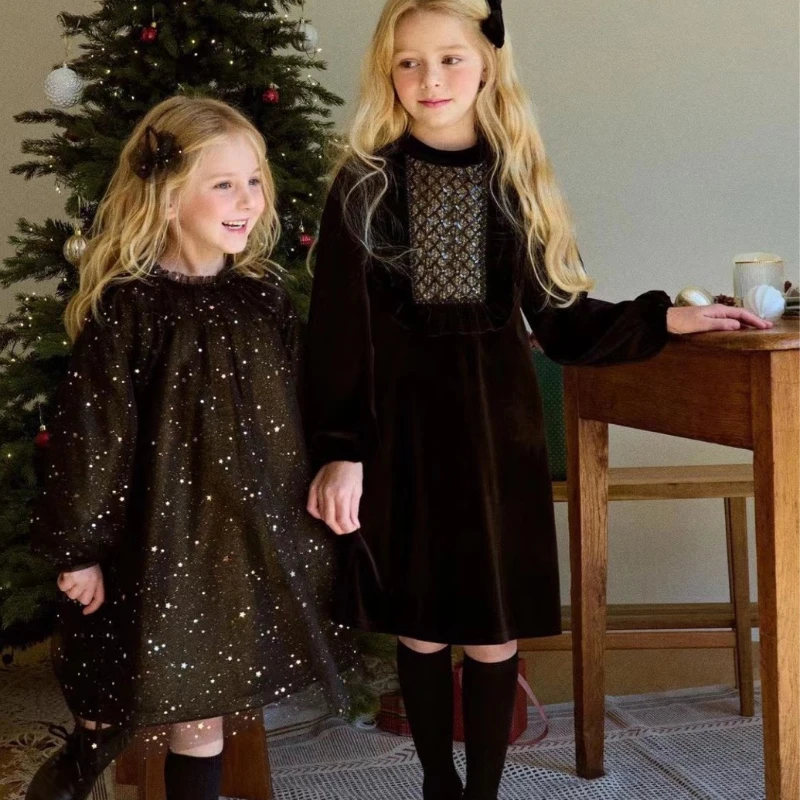 

Girls' Clothes Girls' Skirts Holiday Black Sarong Dresses Girls Party Dress Prom Dresses Birthday Dress New Year's Dress