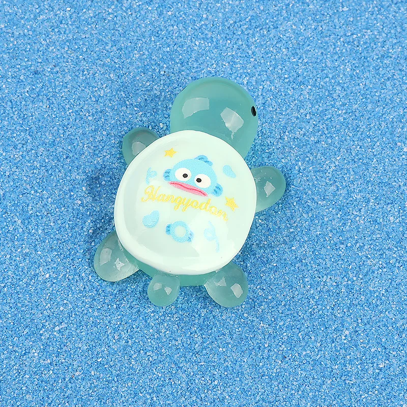 

Мини-смола Kawaii светящаяся черепаха 3D миниатюры фигурка ремесла материалы аксессуары Скрапбукинг миниатюры с плоской задней частью плоская задняя часть