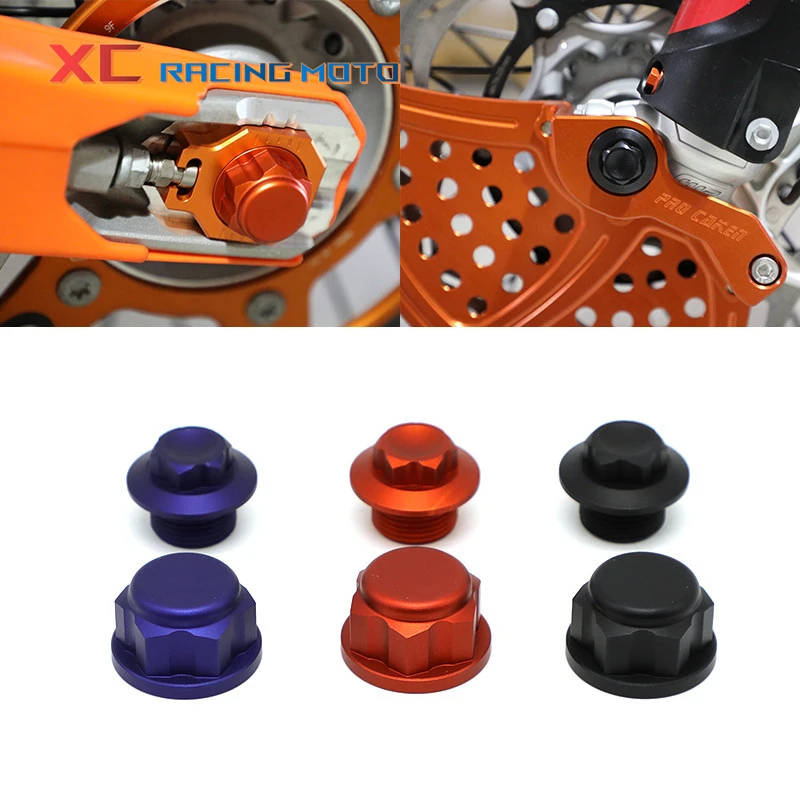 

Motorcycle Front Rear Wheel Lock Screw Bolt Front Axle Nut For KTM EXC EXCF XCW for Husqvarna TE FE 125 250 350 450 500 2016-202